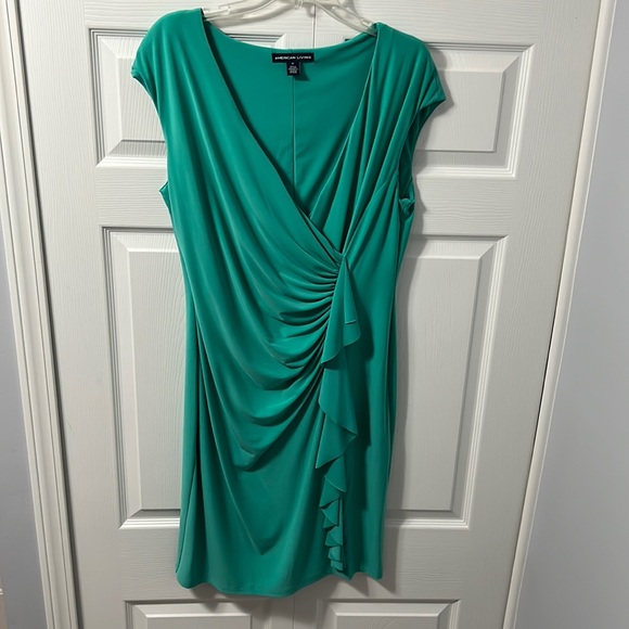 American Living stretch casual v-neck dress - Picture 3 of 6